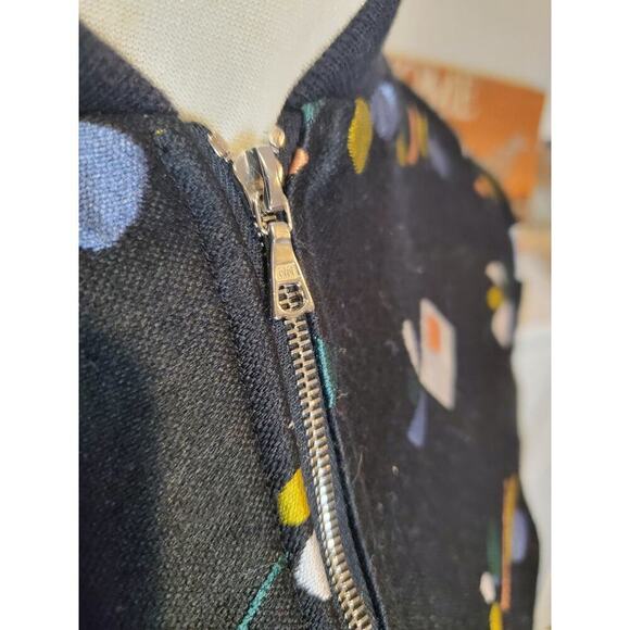 Suno Wool Blend Embroidered Full Zip Jacket size 2/ Medium - Picture 3 of 9